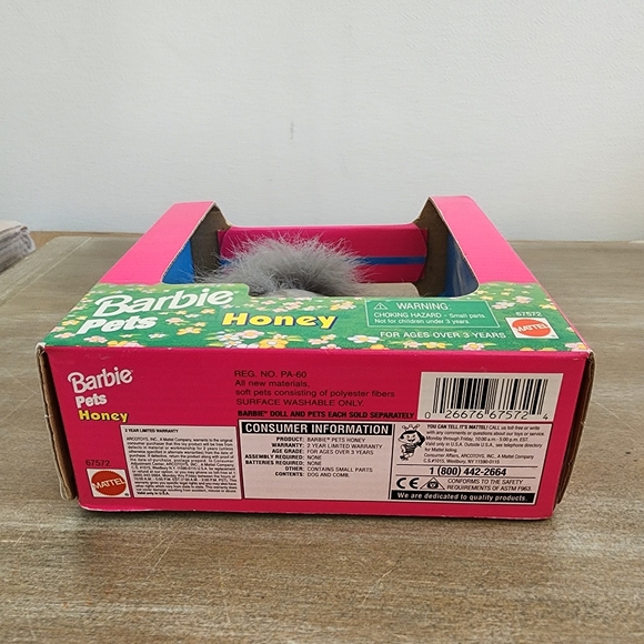 Vintage 1996 Mattel Barbie Pets Honey Dog Pet NRFB #67572 - Picture 6 of 9
